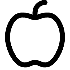 Apple Icon from Core Line Set