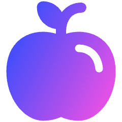 Apple Icon from Plump Gradient Set