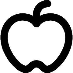 Apple Icon from Micro Line Set