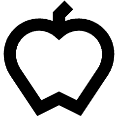 Apple Icon from Sharp Remix Set