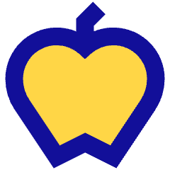 Apple Icon from Sharp Pop Set