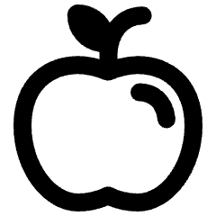 Apple Icon from Plump Remix Set