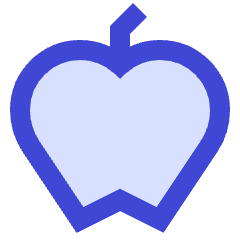 Apple Icon from Sharp Duo Set