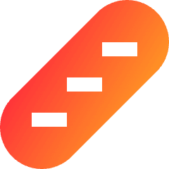 Baguette 2 Icon from Sharp Gradient Set