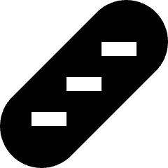 Baguette 2 Icon from Sharp Solid Set