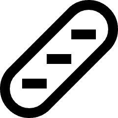 Baguette 2 Icon from Sharp Line Set