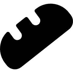 Baguette Icon from Micro Solid Set
