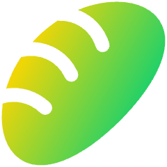 Baguette Icon from Plump Gradient Set