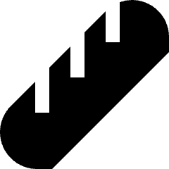Baguette Icon from Sharp Solid Set