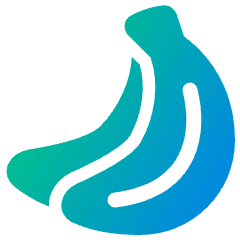 Banana Icon from Plump Gradient Set