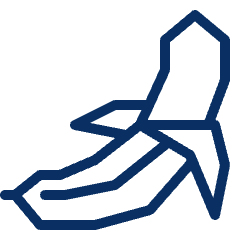 Banana Icon from Cyber Line Set