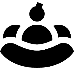 Banana Split Icon from Sharp Solid Set