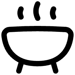 Barbeque Pot Icon from Flex Line Set