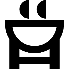 Barbeque Pot Icon from Sharp Remix Set