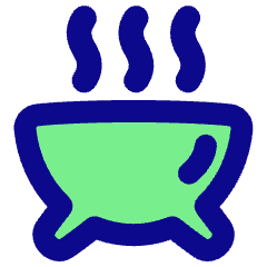Barbeque Pot Icon from Plump Pop Set