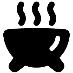 Barbeque Pot Icon from Plump Solid Set