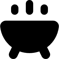 Barbeque Pot Icon from Micro Solid Set