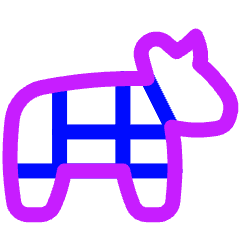 Beef Cuts Icon from Plump Neon Set