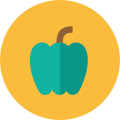 Bell Pepper Icon from Kameleon Colors Set