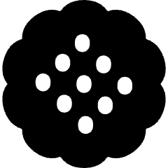 Biscuits Icon from Flex Solid Set
