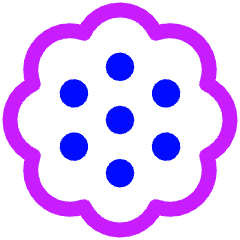 Biscuits Icon from Plump Neon Set