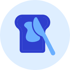 Bread Icon from Kameleon Duo Set