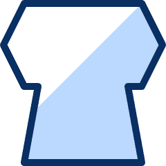 Bread Slice Icon from Cyber Duotone Set