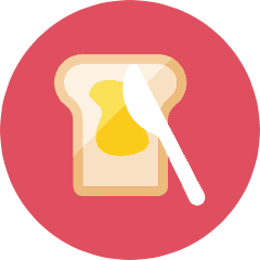 Bread Icon from Kameleon Colors Set