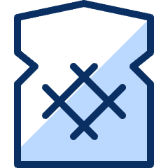 Bread Toast Icon from Cyber Duotone Set