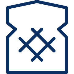 Bread Toast Icon from Cyber Line Set