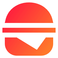 Burger 2 Icon from Sharp Gradient Set