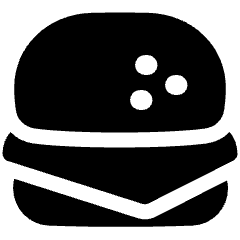 Burger 2 Icon from Plump Solid Set