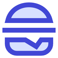 Burger 2 Icon from Sharp Duo Set
