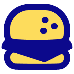 Burger 2 Icon from Plump Pop Set