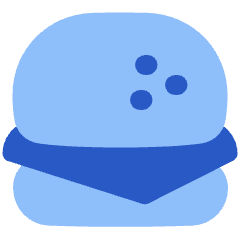 Burger 2 Icon from Plump Flat Set