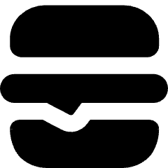 Burger Icon from Micro Solid Set