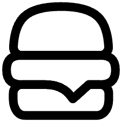 Burger Icon from Flex Line Set