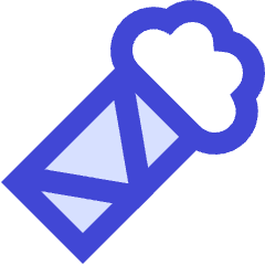 Burrito Fastfood Icon from Sharp Duo Set