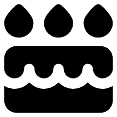 Cake Icon from Core Solid Set