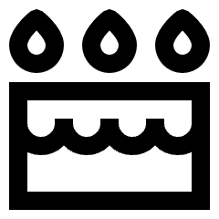 Cake Icon from Sharp Line Set