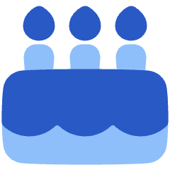 Cake Icon from Plump Flat Set