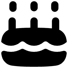 Cake Icon from Flex Solid Set