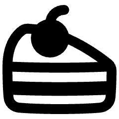 Cake Slice Icon from Plump Remix Set
