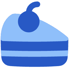 Cake Slice Icon from Plump Flat Set