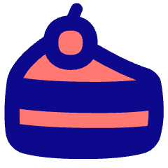 Cake Slice Icon from Flex Pop Set