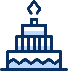 Cake Whole Icon from Cyber Duotone Set