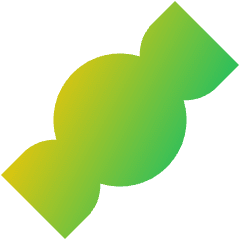 Candy Icon from Sharp Gradient Set