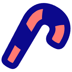 Candy Cane Icon from Plump Pop Set