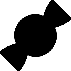 Candy Icon from Micro Solid Set