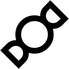 Candy Icon from Sharp Line Set